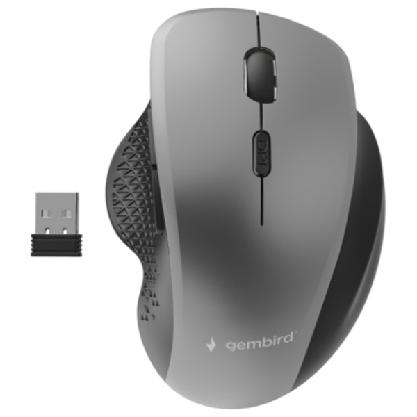 Мышь Gembird MUSW-6B-02-BG Черный Беспроводные, 800 dpi photo 2
