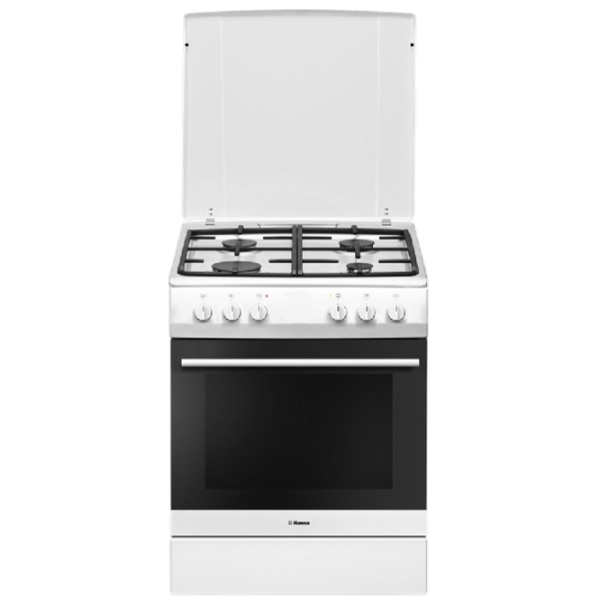 Плита Hansa FCMW68024 Белый Тип плиты: Газовая, 62 л, Тип духовки: Электрическая photo 1