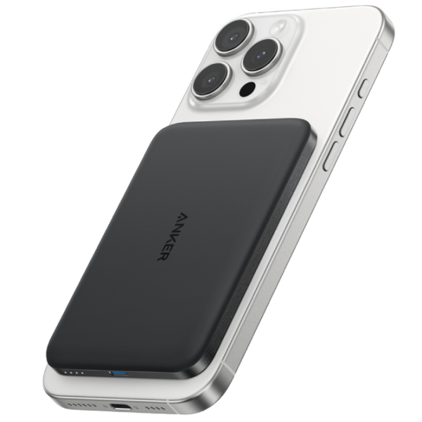 Power Bank 5000 мАч Anker MagGo Slim (15 Вт) Черный  photo 2