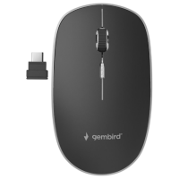 Мышь Gembird MUSW-4BSC-01 Черный Беспроводные, 1600 dpi