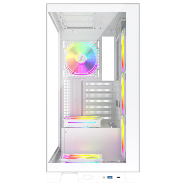 Carcasă 1STPLAYER Mi8 White micro ATX photo 5