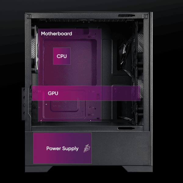 Корпус 1STPLAYER GO2 Черный ITX photo 10