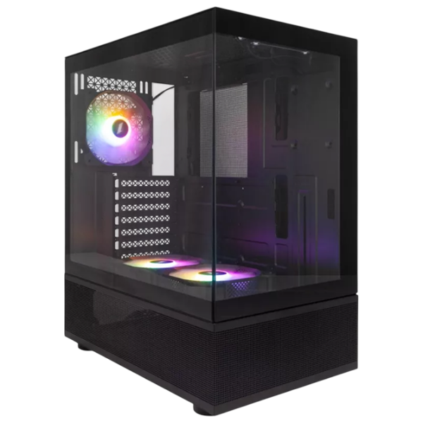 Корпус 1STPLAYER Mi7-A-BK-2F7R-1F7 Черный micro ATX photo 1