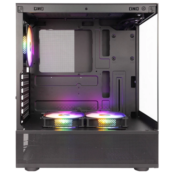 Корпус 1STPLAYER Mi7-A-BK-2F7R-1F7 Черный micro ATX photo 7