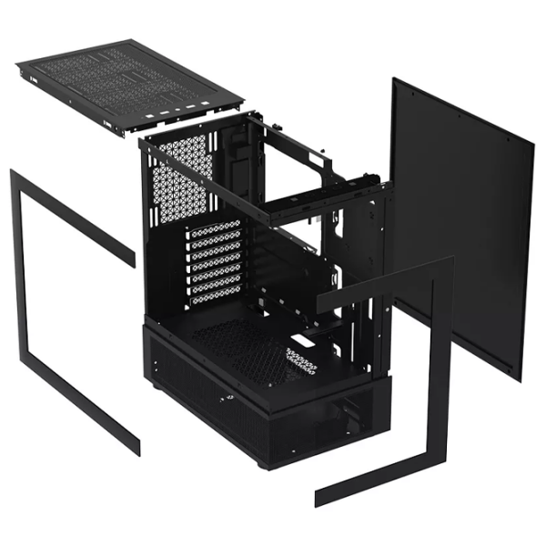Корпус 1STPLAYER Mi7-A-BK-2F7R-1F7 Черный micro ATX photo 10