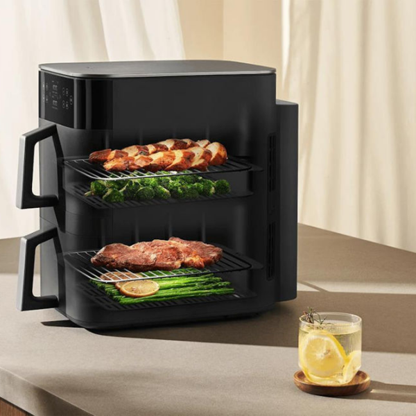 Friteuză-cuptor Xiaomi Dual Zone Black 2800 W photo 7