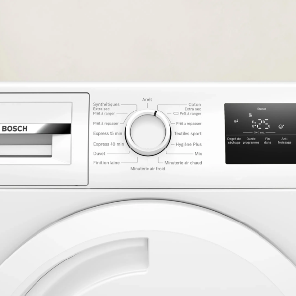 Mașină de uscat rufe Bosch WTN83209FR White 8 kg, B photo 9