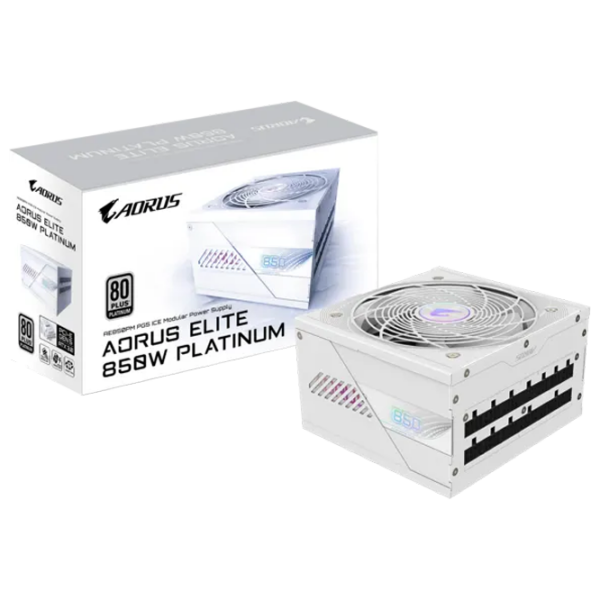 Блок питания Gigabyte AORUS ELITE GP-AE850PM PG5 ICE 850 Вт Белый  photo 2