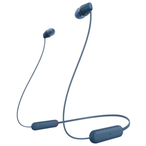 Căști Sony WI-C100 Blue Fără fir / Personal / In ear photo 1