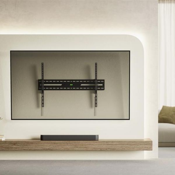 Suport TV Gembird WM-100T-01 Black VESA 900 x 600 mm photo 9