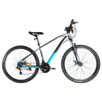 Bicicletă Crosser Gemini 29" 19" Gray Blue Oțel / Pentru adulți