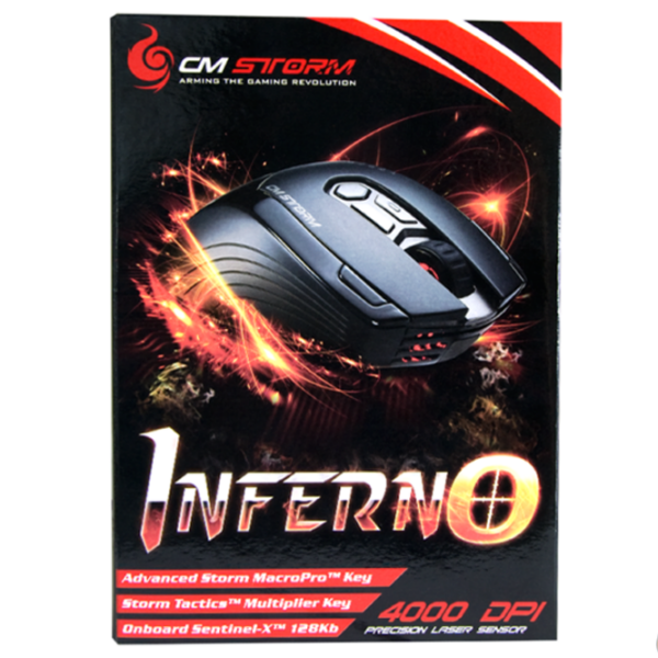 Mouse CoolerMaster Storm Inferno Black Cu fir / 4000 dpi photo 9