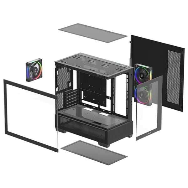Carcasă Deepcool CG380 3F Black ITX photo 10