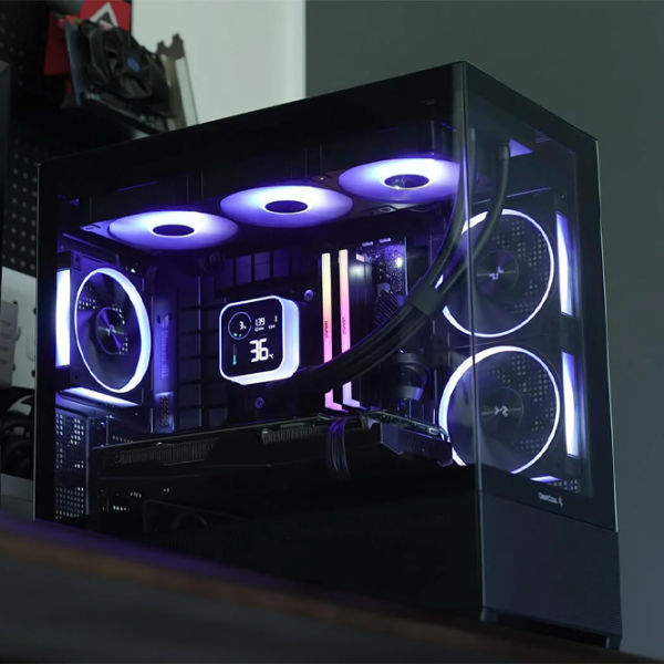 Carcasă Deepcool CG380 3F Black ITX photo 11