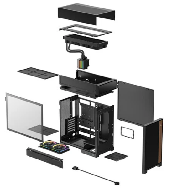 Carcasă Deepcool CL6600 Black micro ATX photo 10