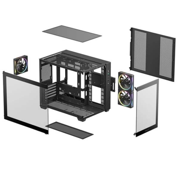 Carcasă Deepcool CG330 3F Black ITX photo 10