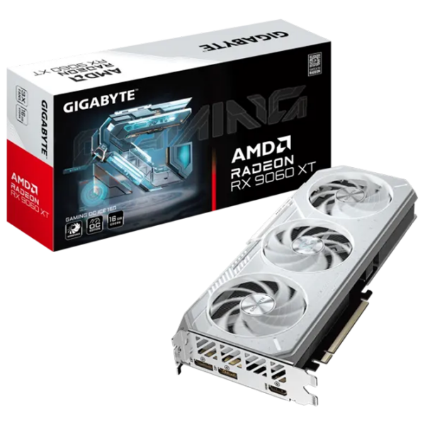 Placă video Gigabyte Radeon RX 9060 XT GAMING OC ICE 16 GB PCI Express x16 5.0 photo 9
