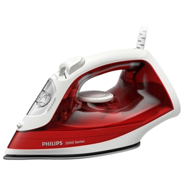Fier de călcat Philips Seria 2000 Red 2000 W, 25 g/min, 0.25 l, Oțel inoxidabil photo 1