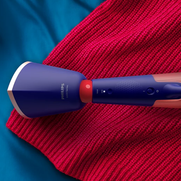 Vaporizator de călcat vertical Philips Seria 5000 Marine blue 1300 W, 24 g/min, 0.2 l photo 3