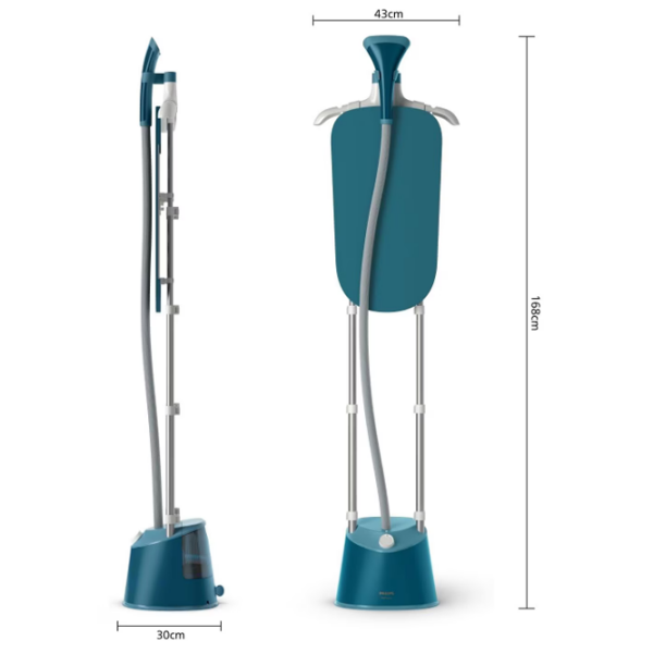 Vaporizator de călcat vertical Philips Seria 1000 Blue 1800 W, 36 g/min, 1.8 l photo 5