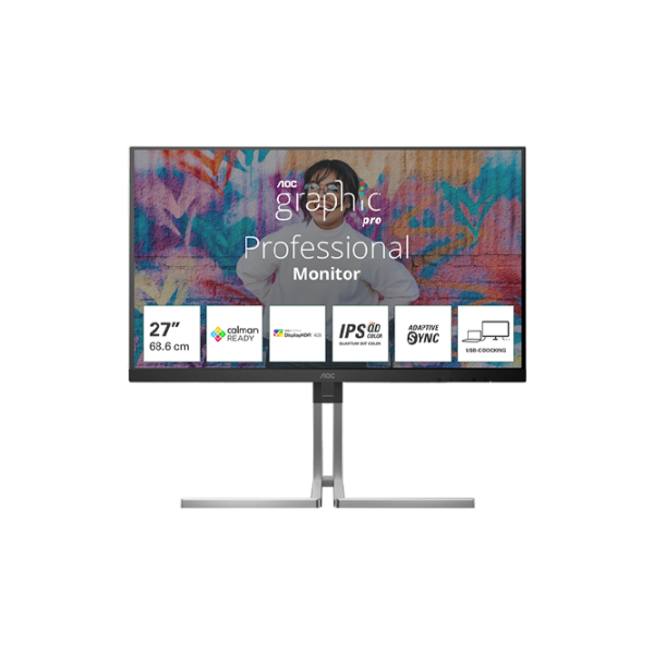 Monitor AOC Q27U3CV Black 27" 2K IPS WLED photo 1