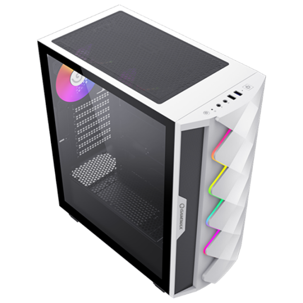 Корпус Gamemax Diamond CP WT Белый micro ATX photo 6