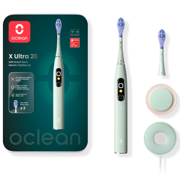 Зубная электрощетка Oclean X Ultra 20 Зеленый  photo 6