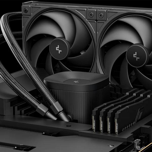 Жидкостное охлаждение Deepcool LE360 V2 ZERO DARK Черный  photo 6