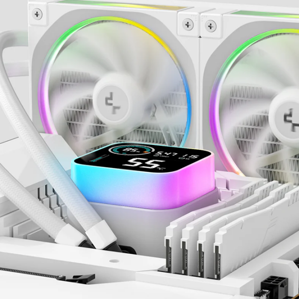 Жидкостное охлаждение Deepcool LQ360 Ultra WH ARGB Белый  photo 6