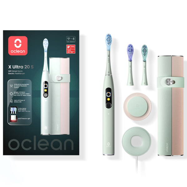 Periuță de dinți electrică Oclean X Ultra 20 S Green  photo 7