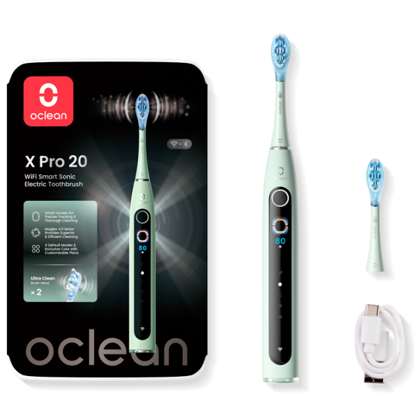Зубная электрощетка Oclean X Pro 20 Зеленый  photo 7