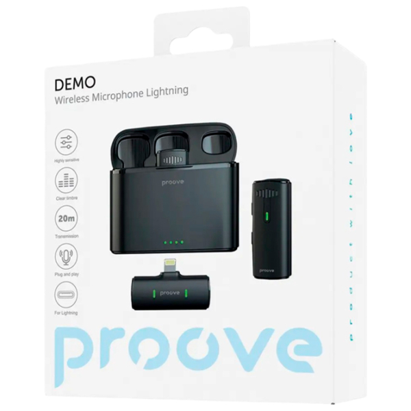 Microfon Proove Demo Lightning Black  photo 3