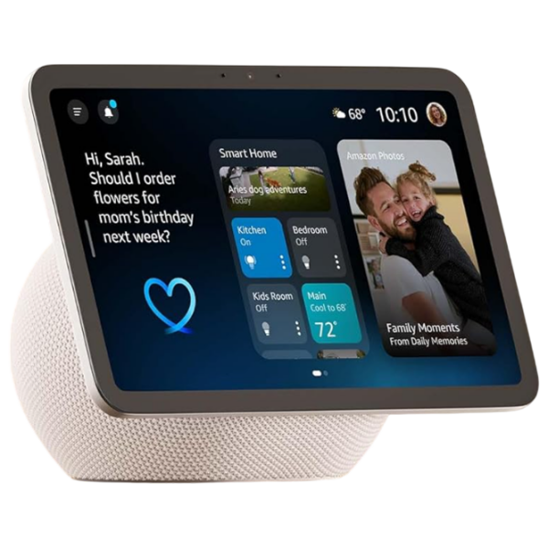 Boxă smart Amazon Echo Show 8 (4th Gen) 2025 Glacier White  photo 4