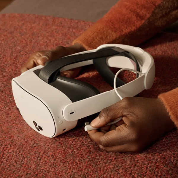 Ремешок для очков VR с аккумулятором Meta Elite Strap With Battery Белый Meta Quest 3S photo 7