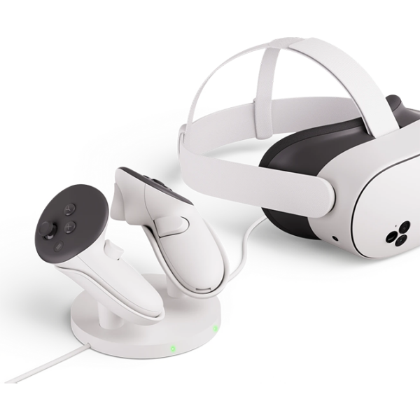 Зарядная станция для очков VR и контролеров Meta Compact Charging Dock Белый Meta Quest 3S photo 4