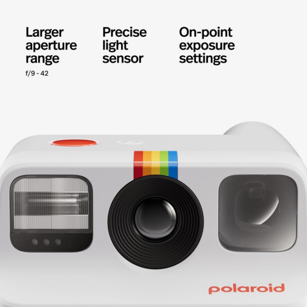 Cameră Foto Instant Polaroid Go Gen 2 E-box + White , , f/9 - f/42 photo 3