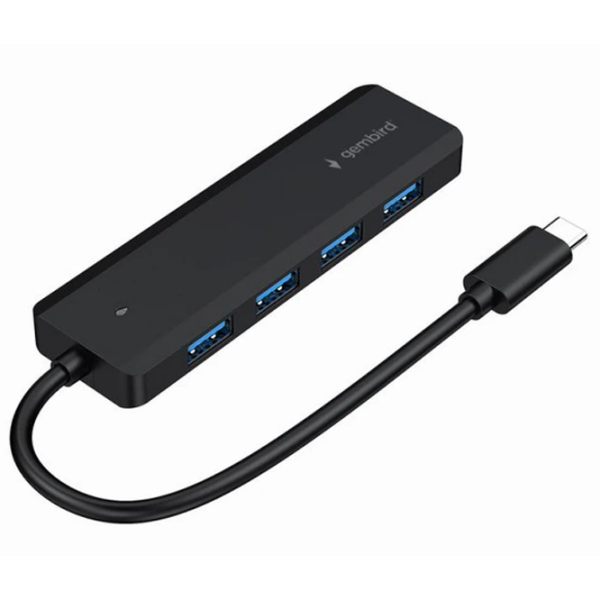 Адаптер Hub Gembird UHB-CM-U3P4P-01 Черный USB Type-C photo 2