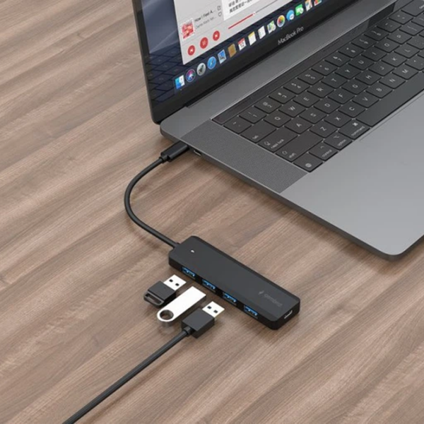 Адаптер Hub Gembird UHB-CM-U3P4P-01 Черный USB Type-C photo 3