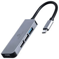 Адаптер Hub Gembird UHB-CM-U3P1U2P3-01 Серебряный USB Type-C