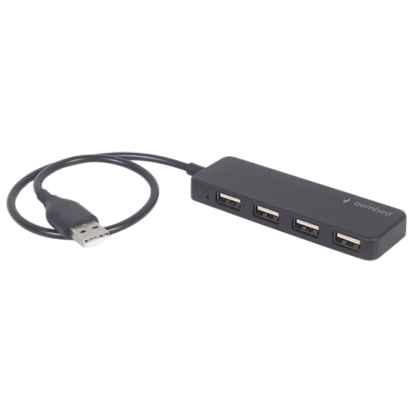 Адаптер Hub Gembird UHB-U2P4-06 Черный USB Type-A photo 1