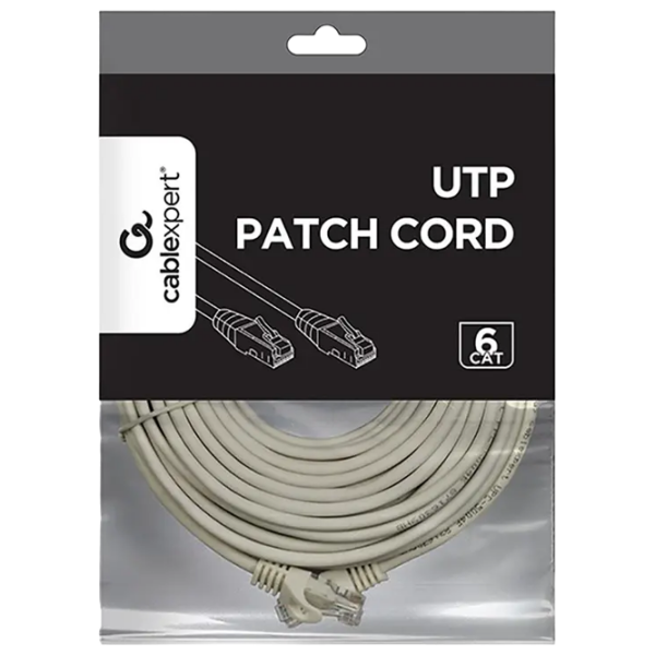 Кабель данных Cablexpert PP6U-10M RJ-45 / RJ-45 Серый  photo 3