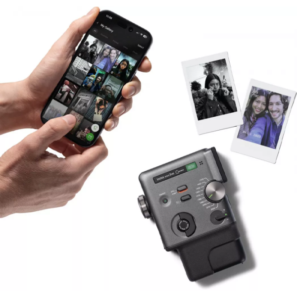 Cameră foto FujiFilm Instax Mini Evo Cinema Bundle + Kit Black CMOS, 4.9 MP, f/2.0 photo 8