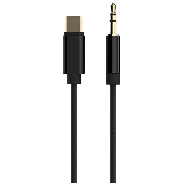 Аудио кабель Cablexpert CCA-CM3.5M-1.5M USB Type-C / 3.5 mm Черный  photo 1