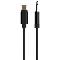 Аудио кабель Cablexpert CCA-CM3.5M-1.5M USB Type-C / 3.5 mm Черный 