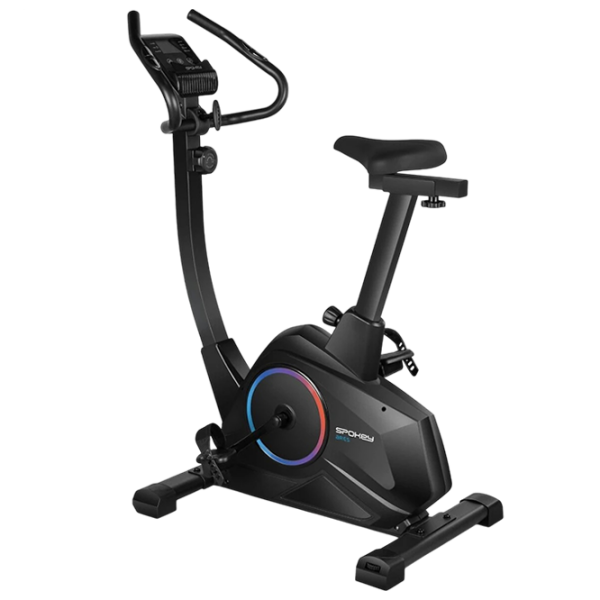 Bicicletă fitness Spokey Ares Black , 120 kg photo 1