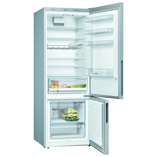 Frigider Bosch KGV58VLEAS Inox 377l / No Frost, 126l / Low Frost, E photo 2