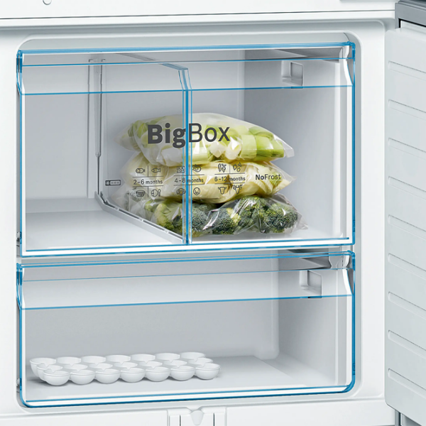 Frigider Bosch KGV58VLEAS Inox 377l / No Frost, 126l / Low Frost, E photo 6