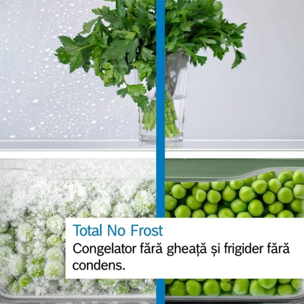 Frigider Bosch KGV58VLEAS Inox 377l / No Frost, 126l / Low Frost, E photo 8