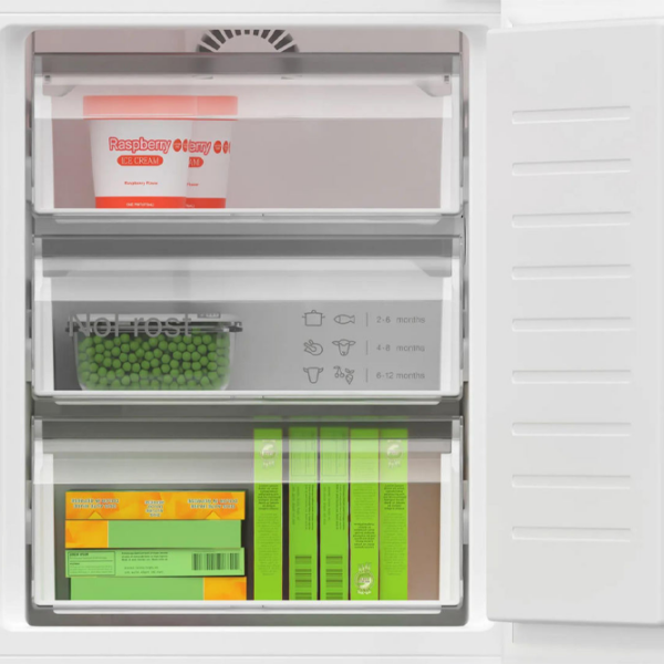 Frigider Bosch KIN86VFE0 White 184l / No Frost, 76l / No Frost, E photo 5