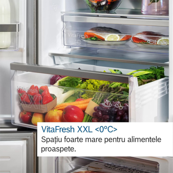 Frigider Bosch KIN86VFE0 White 184l / No Frost, 76l / No Frost, E photo 8